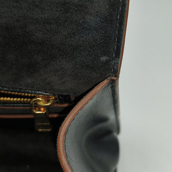 Miu Lady Calfskin Black