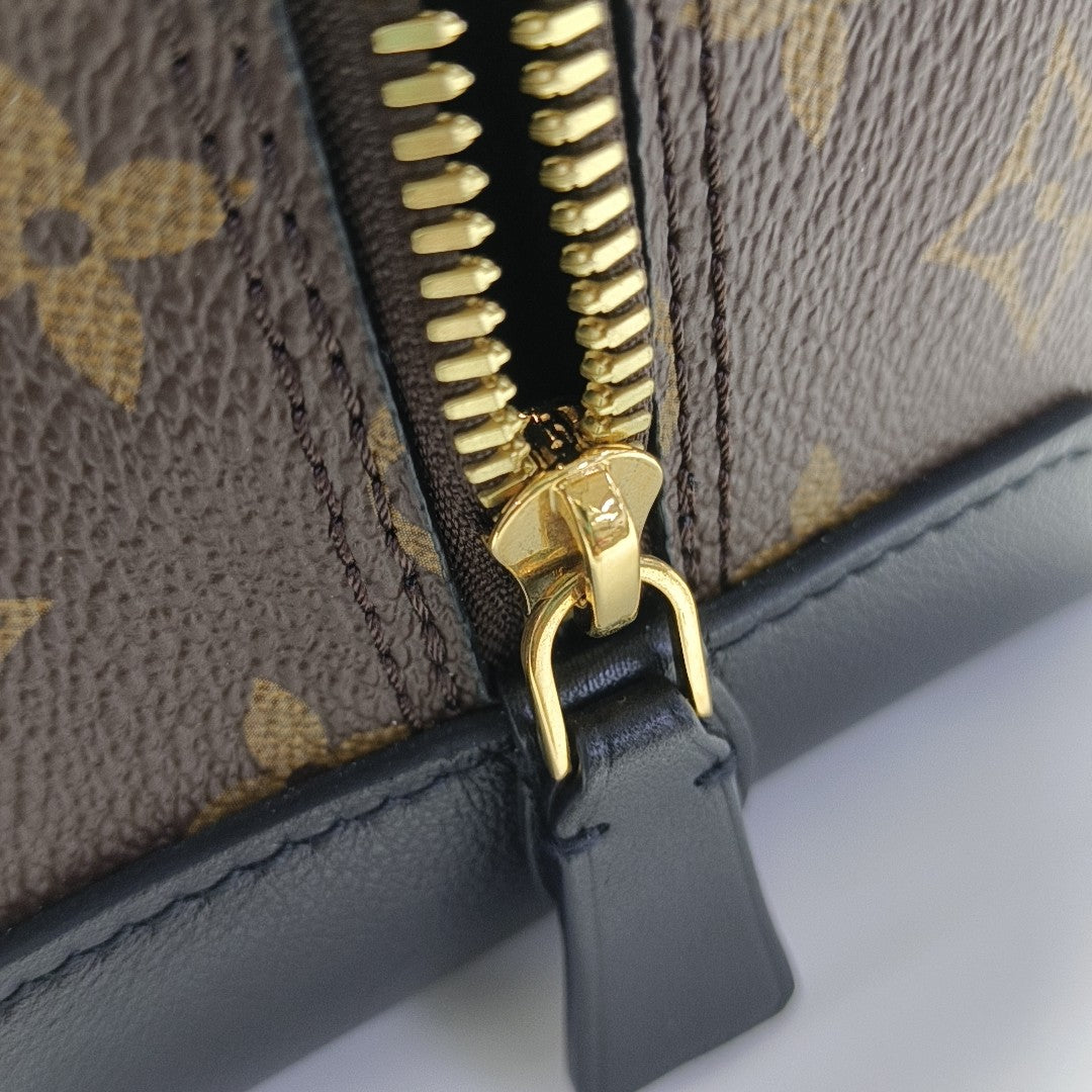 SQUARE Monogram Coated Canvas Brown