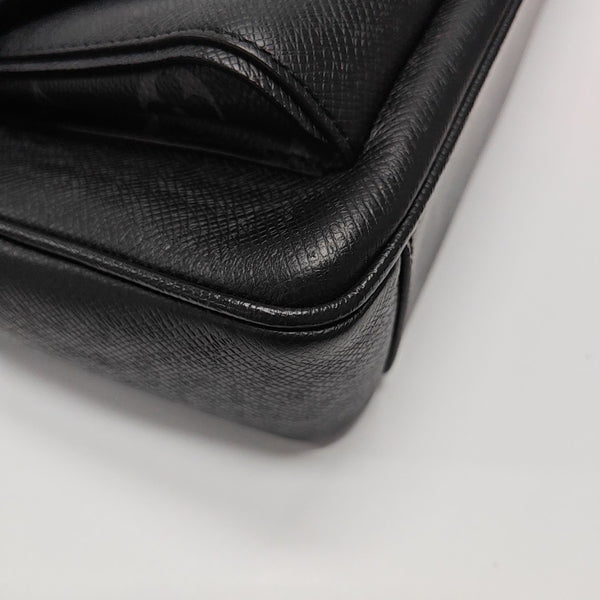 TAIGARAMA Monogram Coated Canvas Black