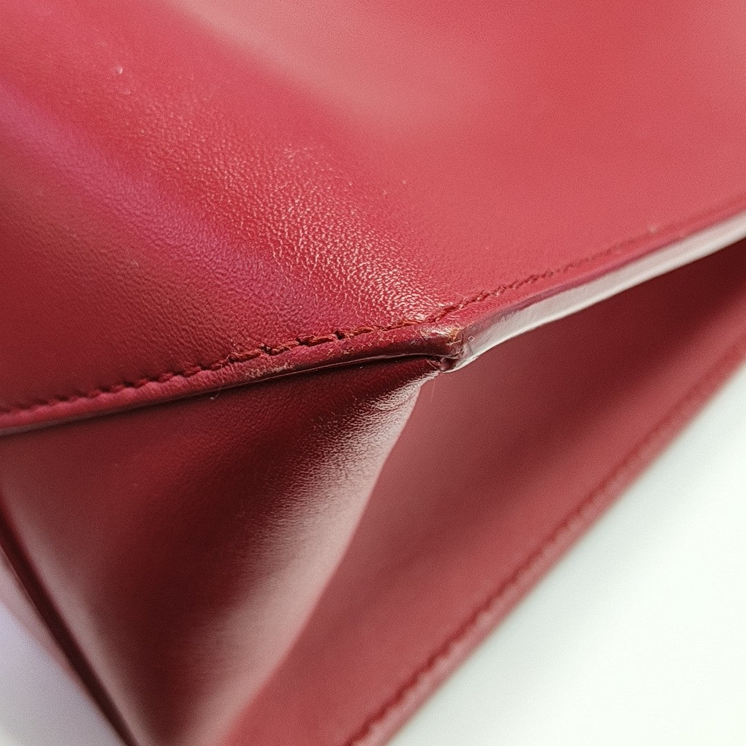 Calfskin Tote Bag Red