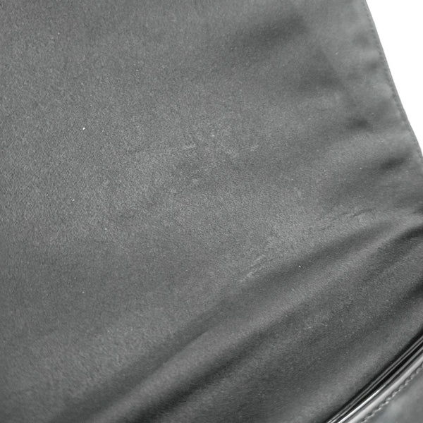 Patent Leather Shoulder Bag Black
