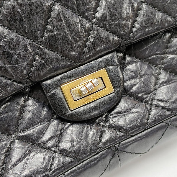 2.55 227 (jumbo) Quilted Calfskin Black