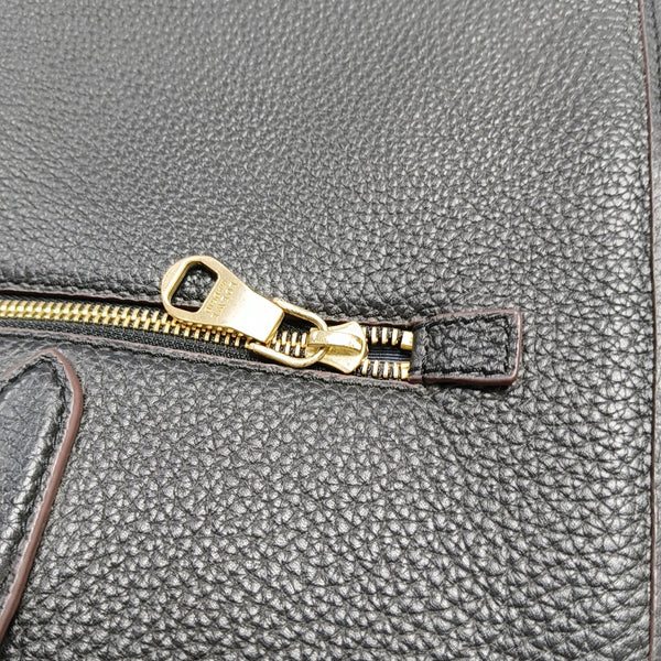 Calfskin Shoulder Bag Black