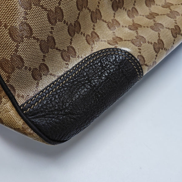 Princy Monogram Coated Canvas Brown