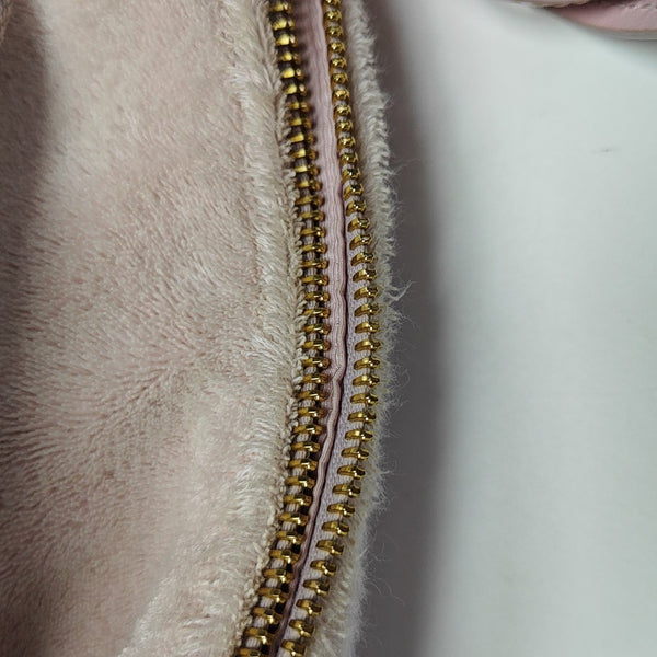 Fabric Top Handle Bag Mini Pink
