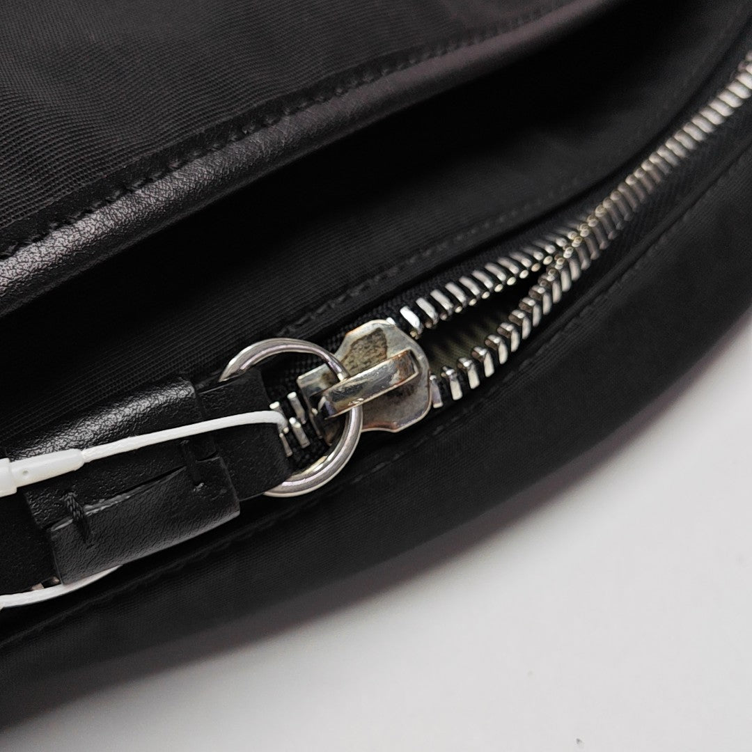Nylon Crossbody Bag Black
