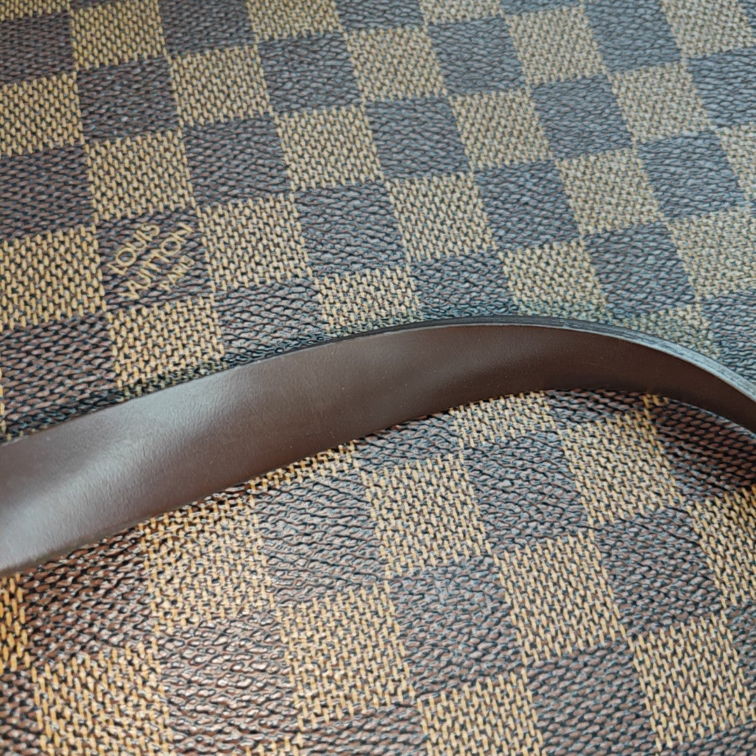 TRIBECA Damier Ebene Coated Canvas Brown