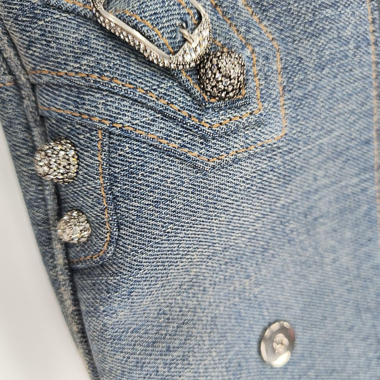 Le Cagole Small Denim Blue