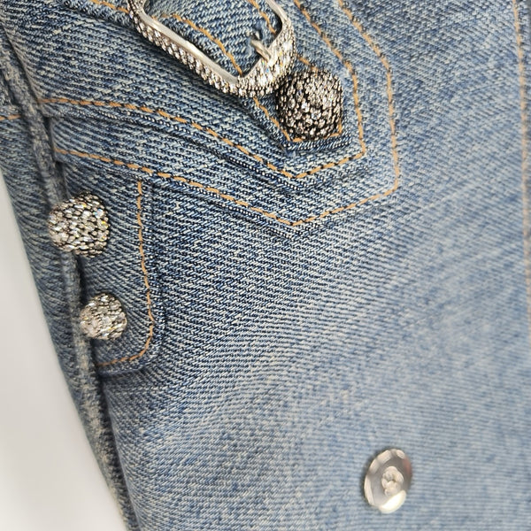 Le Cagole Small Denim Blue