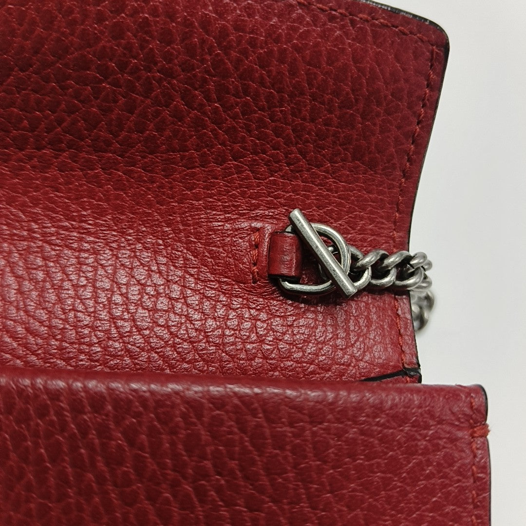 Dionysus Super Mini Calfskin Red