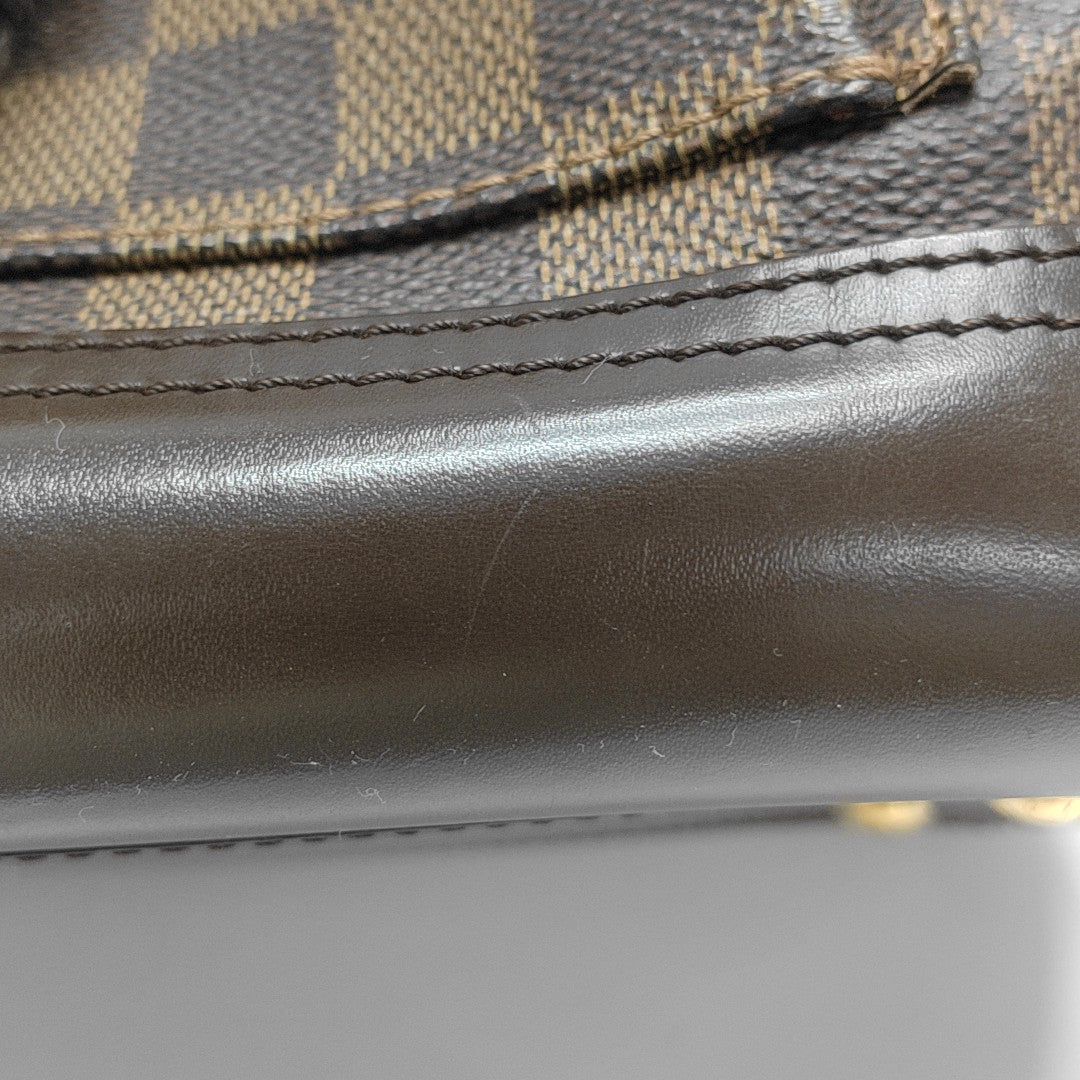 KNIGHTSBRIDGE Damier Ebene Coated Canvas Brown
