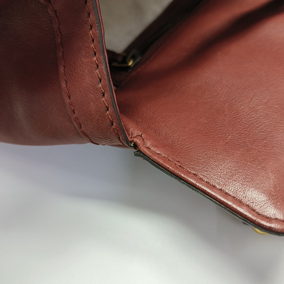 Calfskin Tote Bag Red