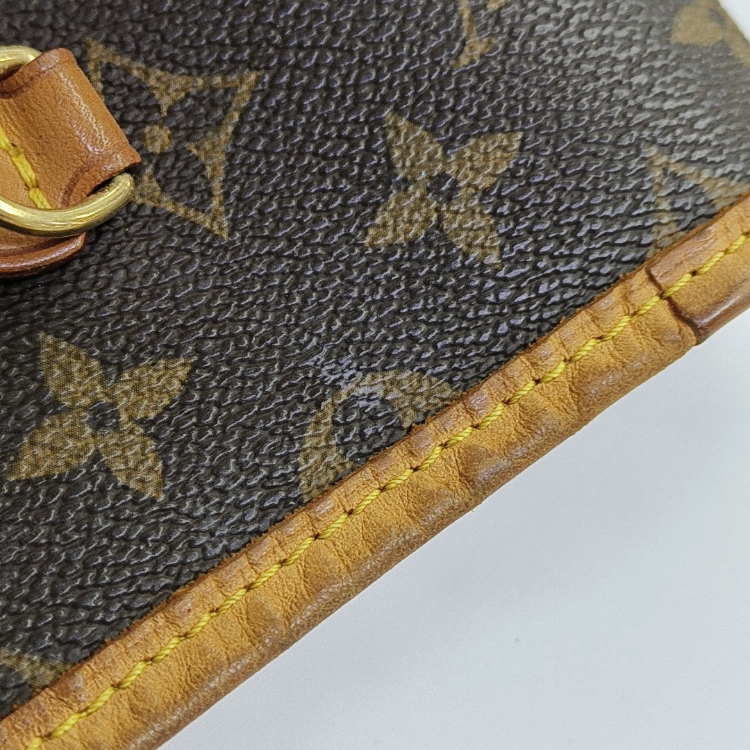 NEVERFULL GM Monogram Coated Canvas Brown