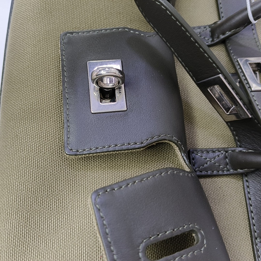Canvas Shoulder Bag Green