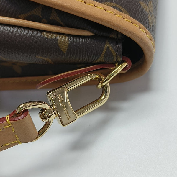 DIANE Monogram Coated Canvas Brown