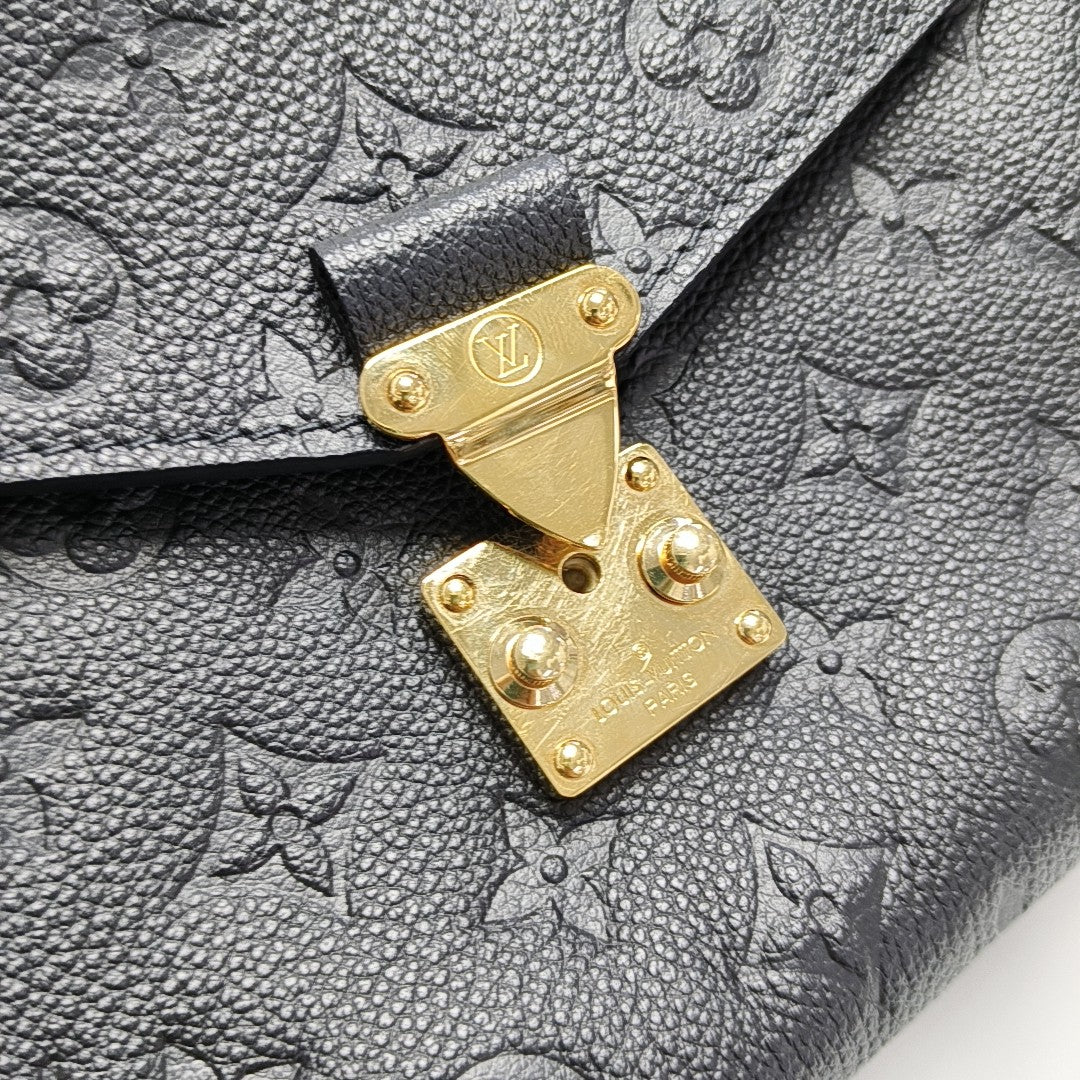 MÉTIS MM Monogram Calfskin Black
