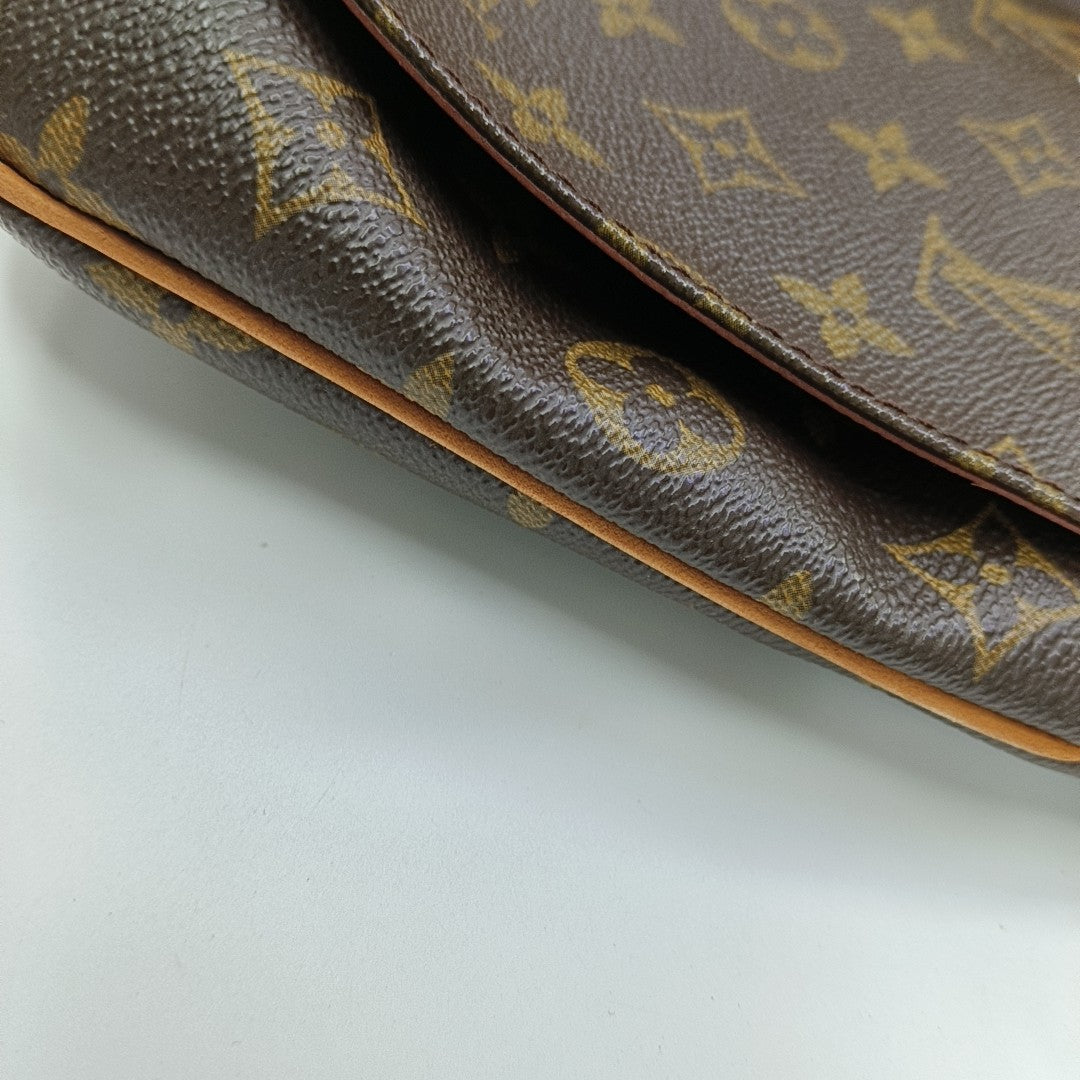 MUSETTE TANGO Monogram Coated Canvas Brown
