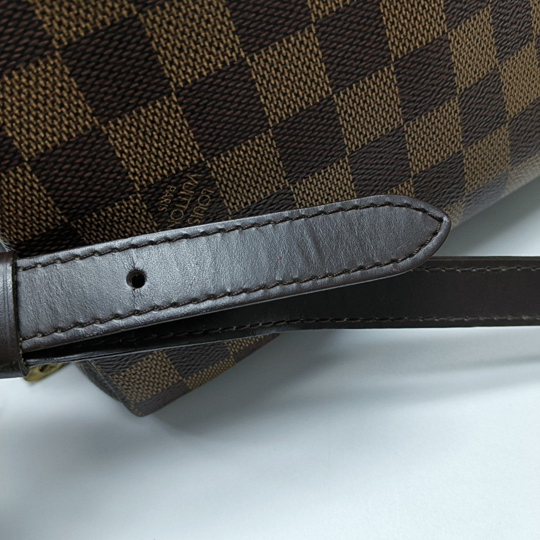 SPEEDY 25 Damier Ebene Coated Canvas Brown