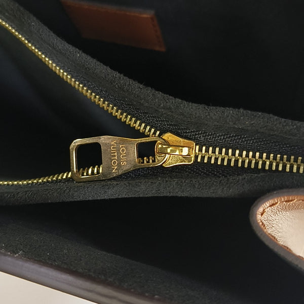 DAUPHINE MM Monogram Coated Canvas Brown