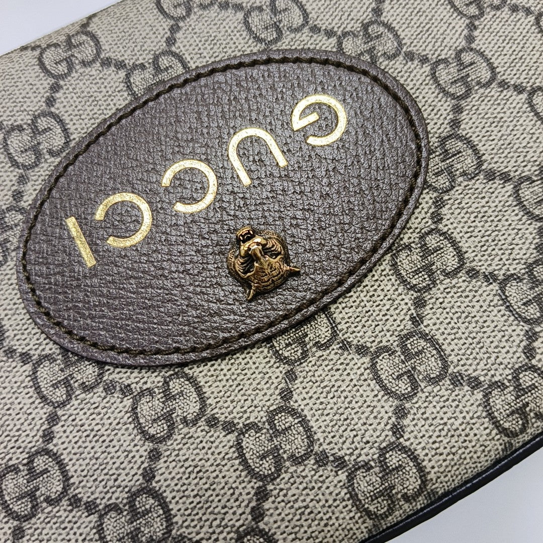 Neo Vintage Monogram Coated Canvas Beige