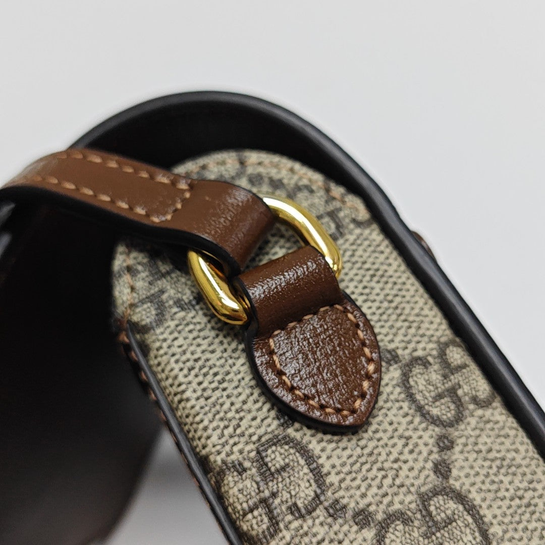 Horsebit 1955 Mini Coated Canvas Beige