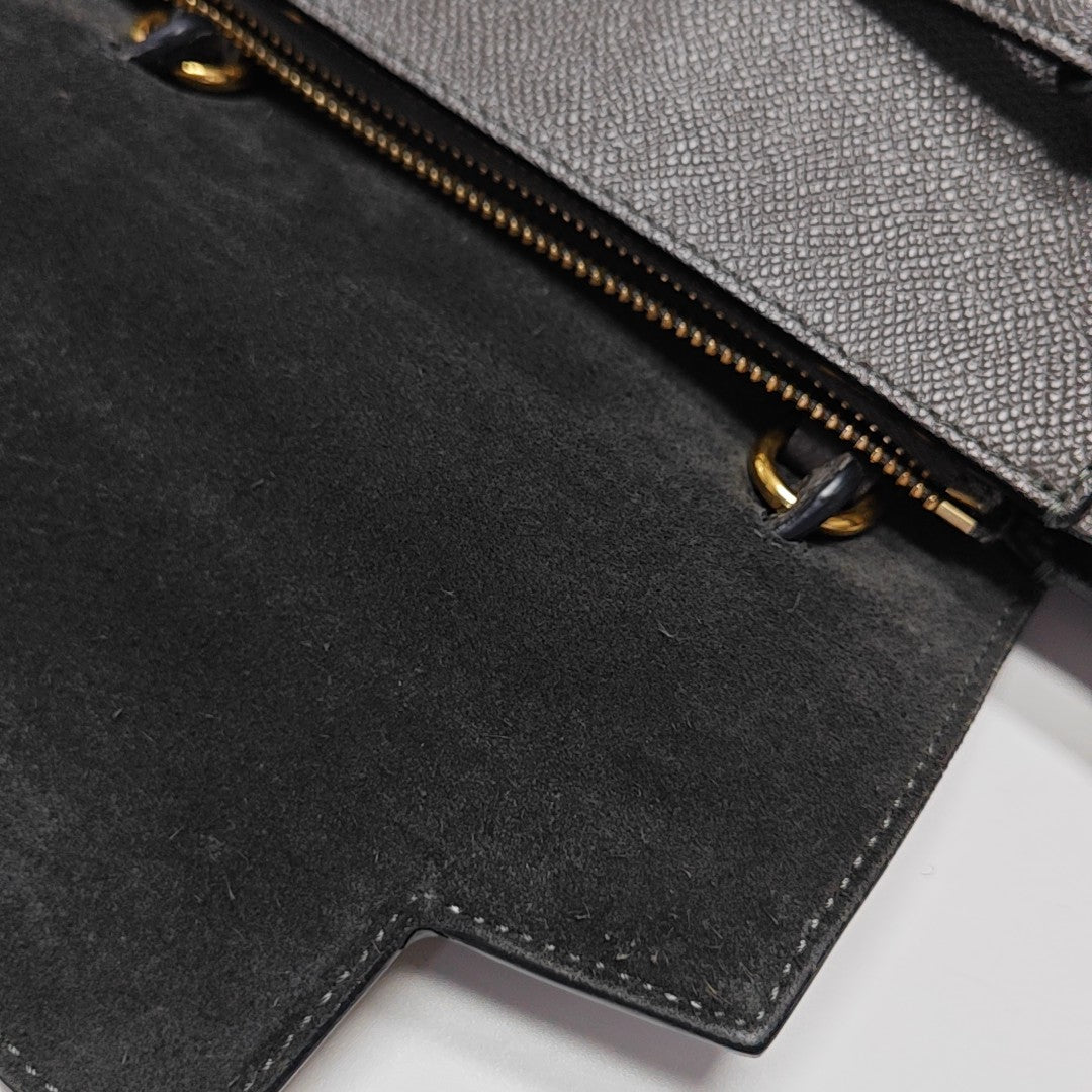 BELT Nano Calfskin Gray