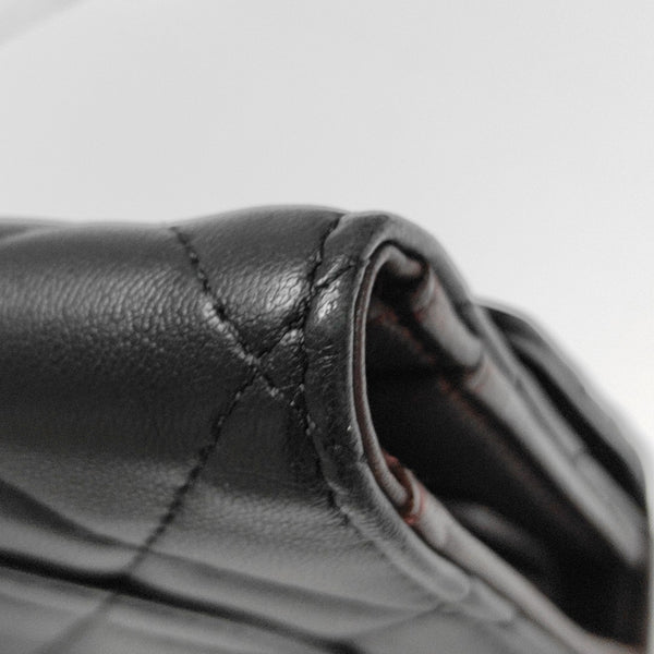 CLASSIC FLAP Mini Quilted Lambskin Black Wallet