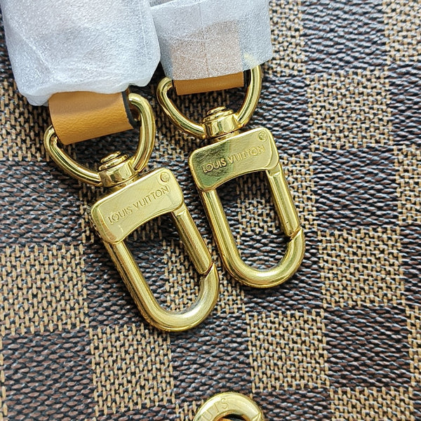 NÉONOÉ MM Damier Ebene Coated Canvas Brown