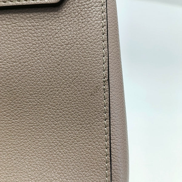 Authenticated pre-owned  LOCKME Calfskin Gray - Shoulder Bag at Looply