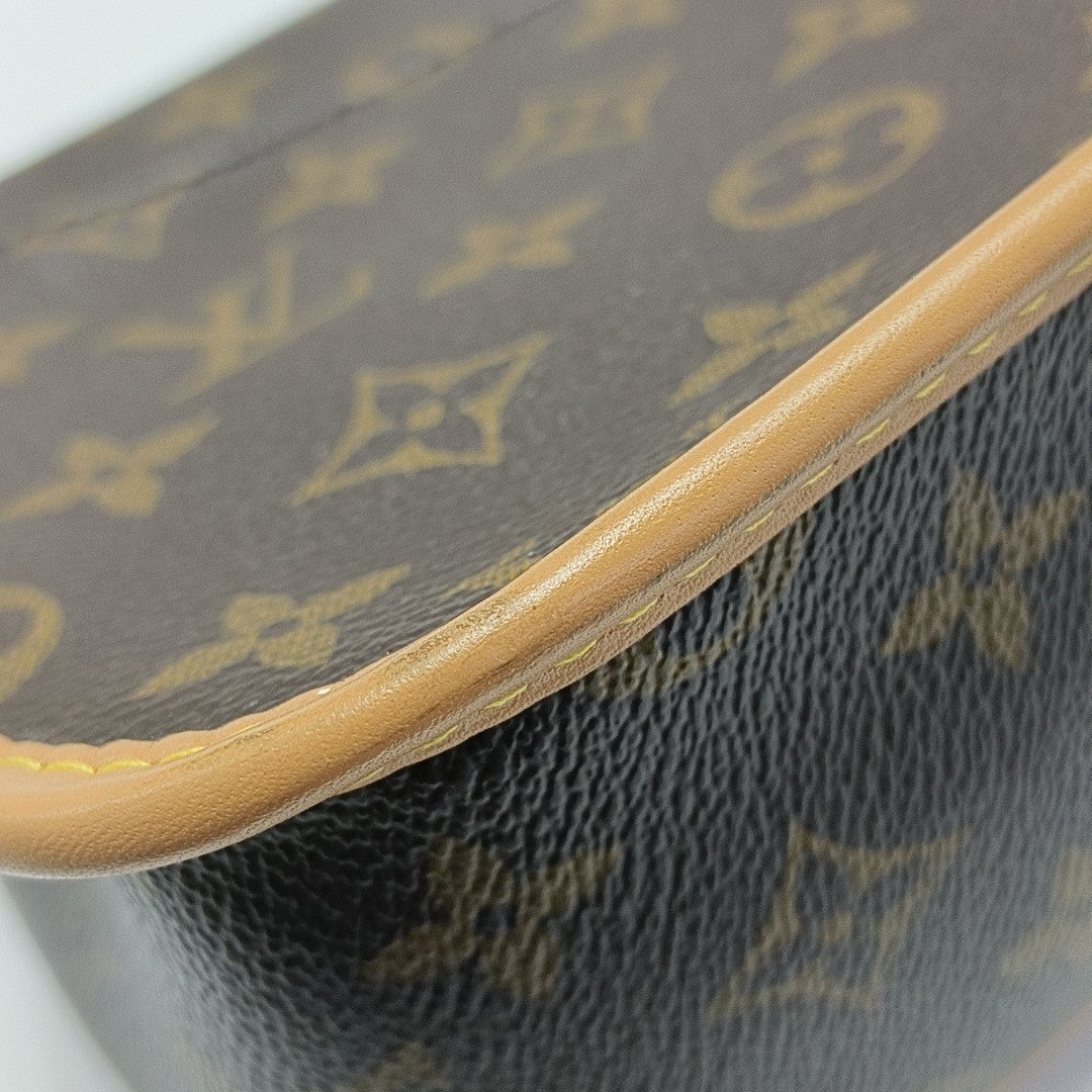 DIANE Monogram Coated Canvas Brown