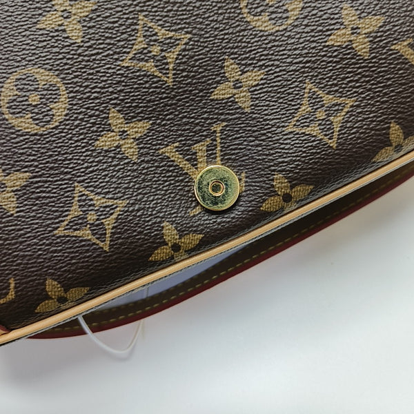 DIANE Monogram Coated Canvas Brown