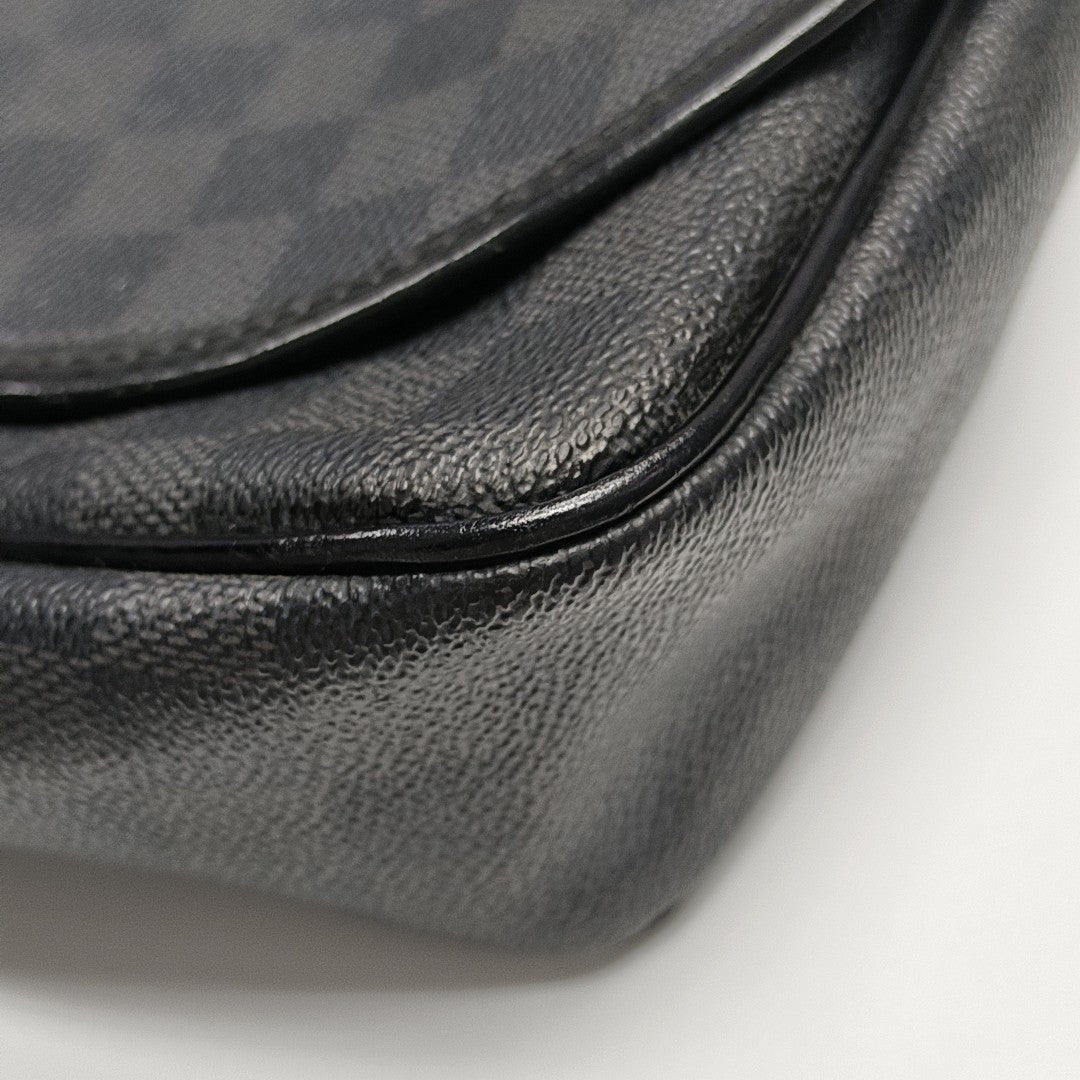 DANIEL Damier Graphite Coated Canvas Gray