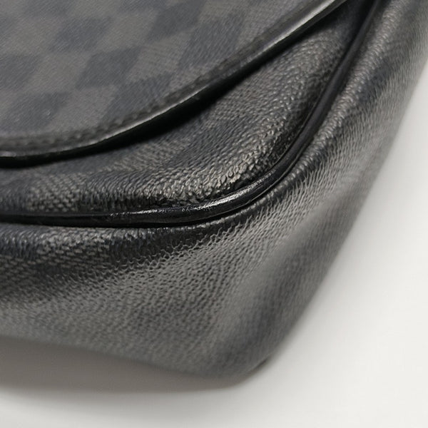 DANIEL Damier Graphite Coated Canvas Gray