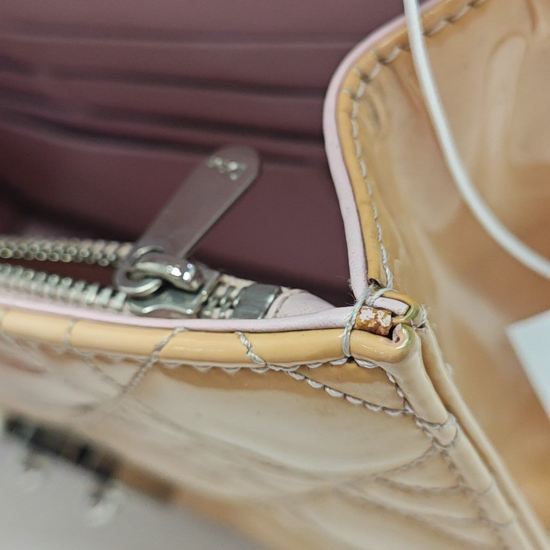 Rendez-Vous Cannage Patent Leather Yellow