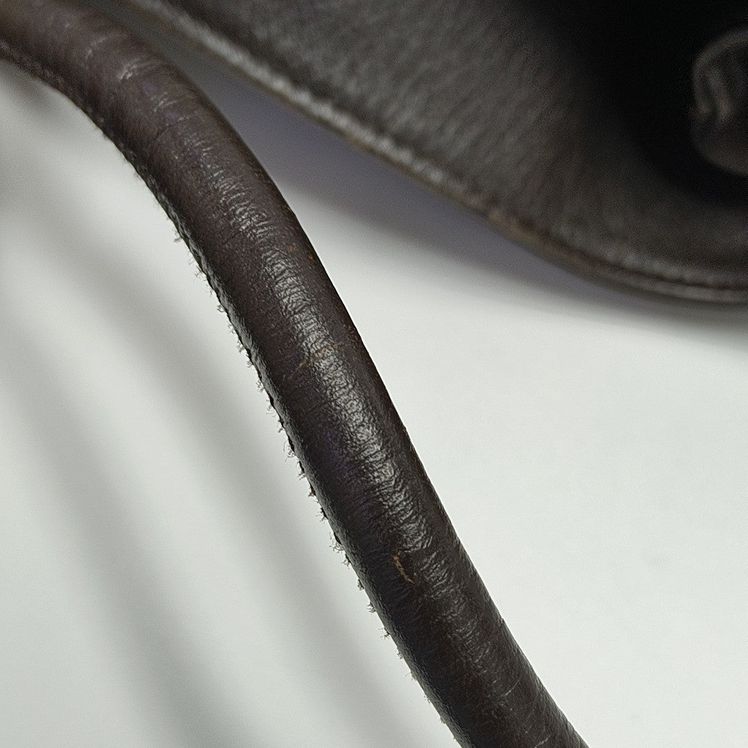 Monogram Canvas Tote Bag Brown