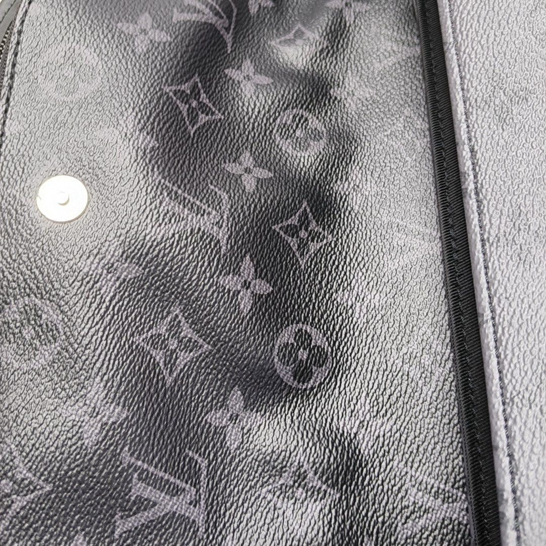 PULSE Monogram Coated Canvas Black