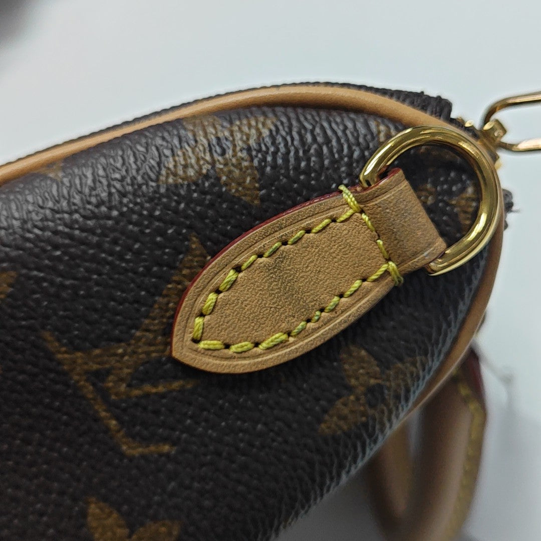 SPEEDY Nano Monogram Coated Canvas Brown