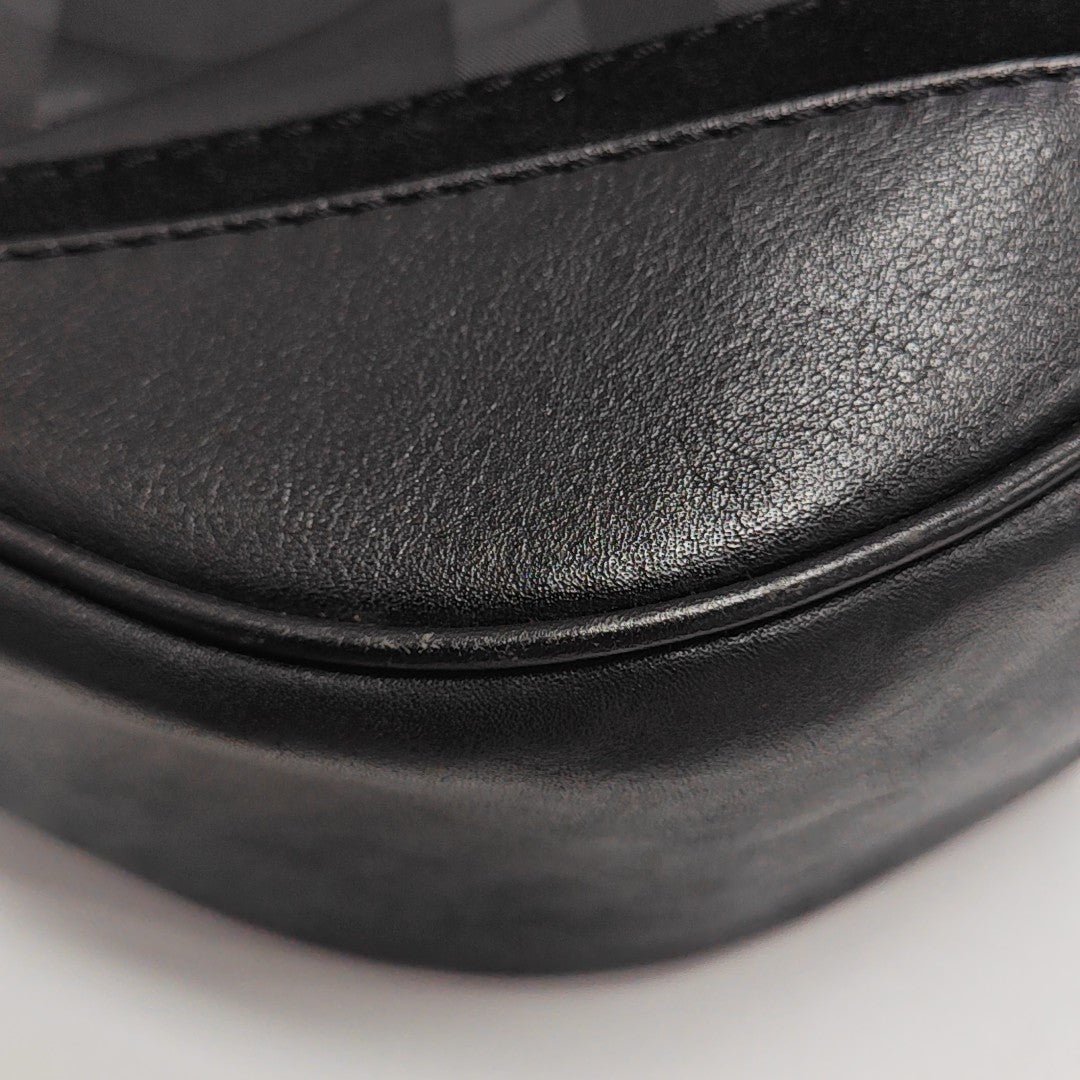 Nylon Top Handle Bag Black