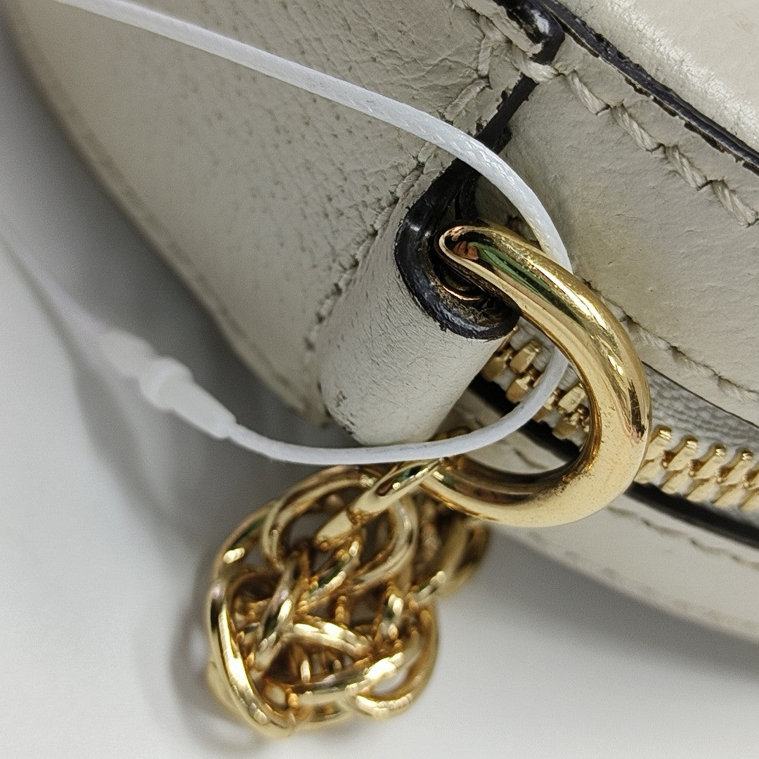 Ophidia Mini Calfskin White