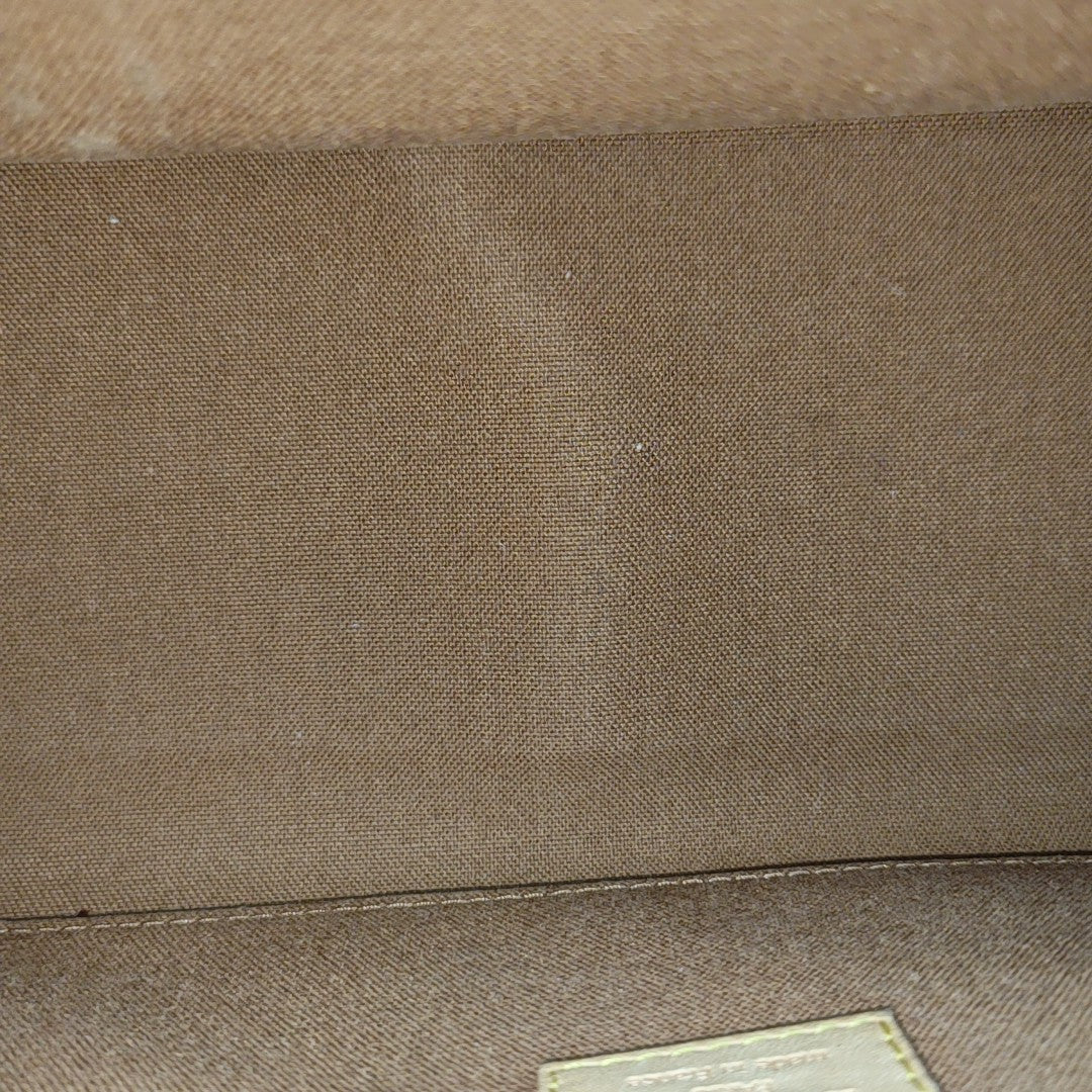POPINCOURT Monogram Coated Canvas Brown