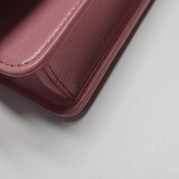 Crystal Mini Lambskin Pink