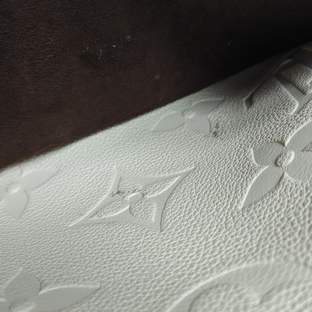 DIANE Monogram Calfskin Beige