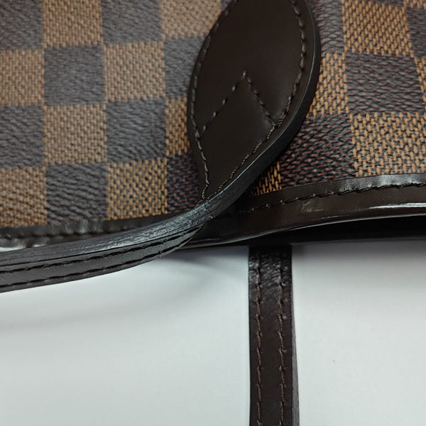 NEVERFULL MM Damier Ebene Coated Canvas Brown