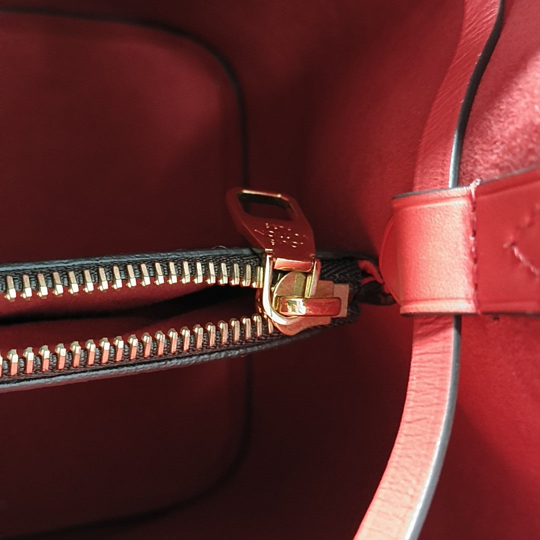 NÉONOÉ MM Monogram Coated Canvas Brown