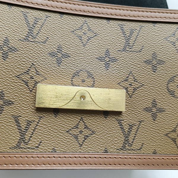DAUPHINE Mini Monogram Coated Canvas Brown