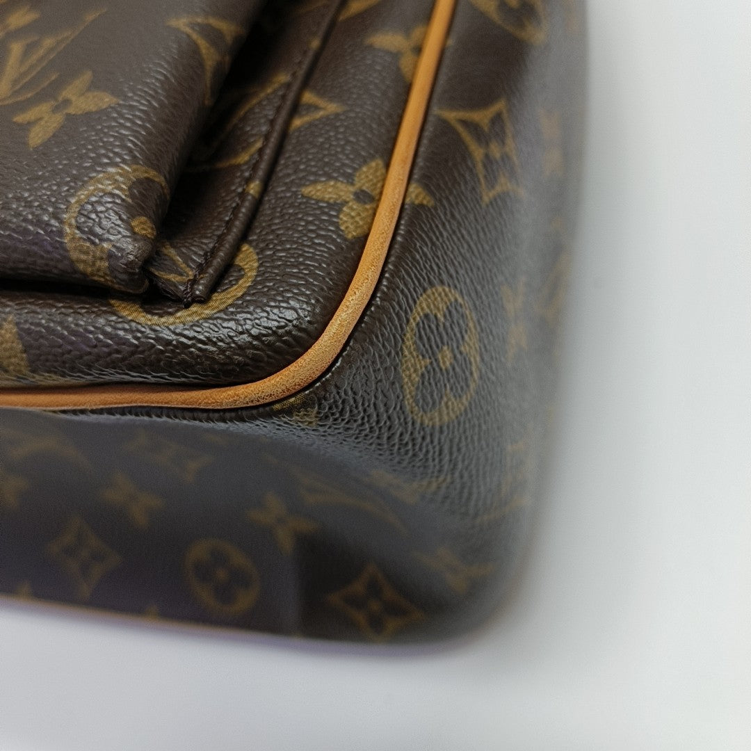MULTIPLE Monogram Coated Canvas Brown