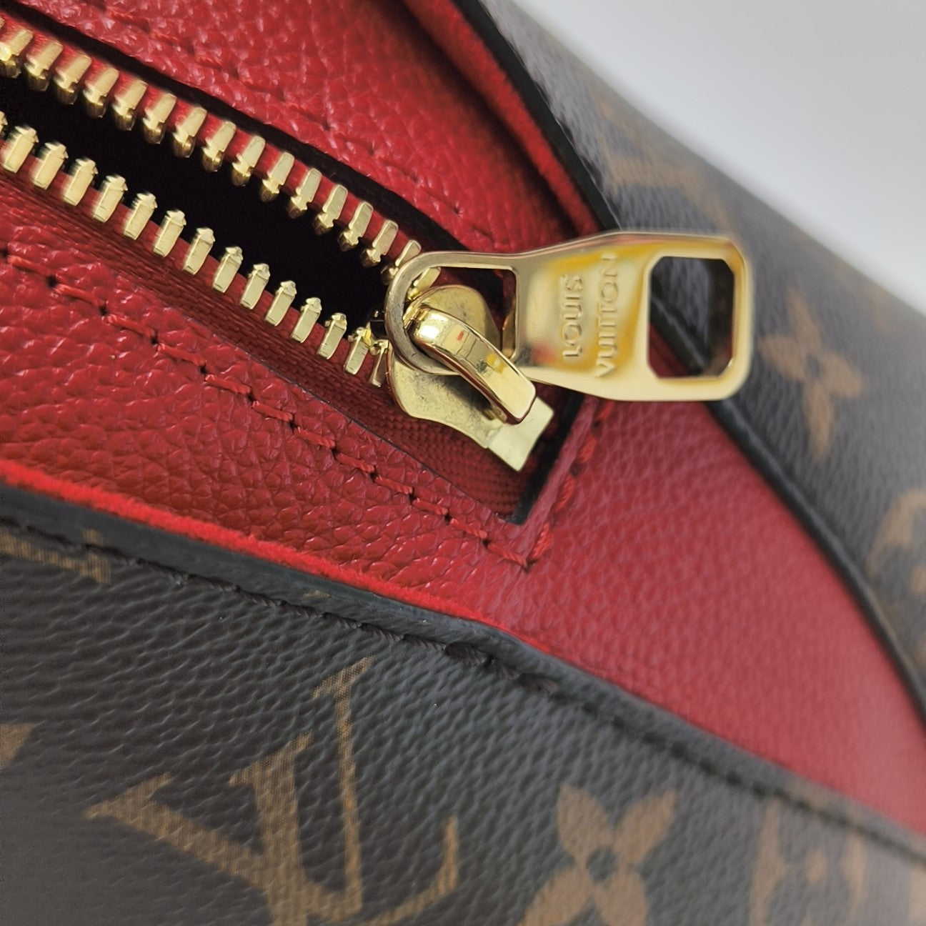 ALMA BNB MM Monogram Coated Canvas Brown