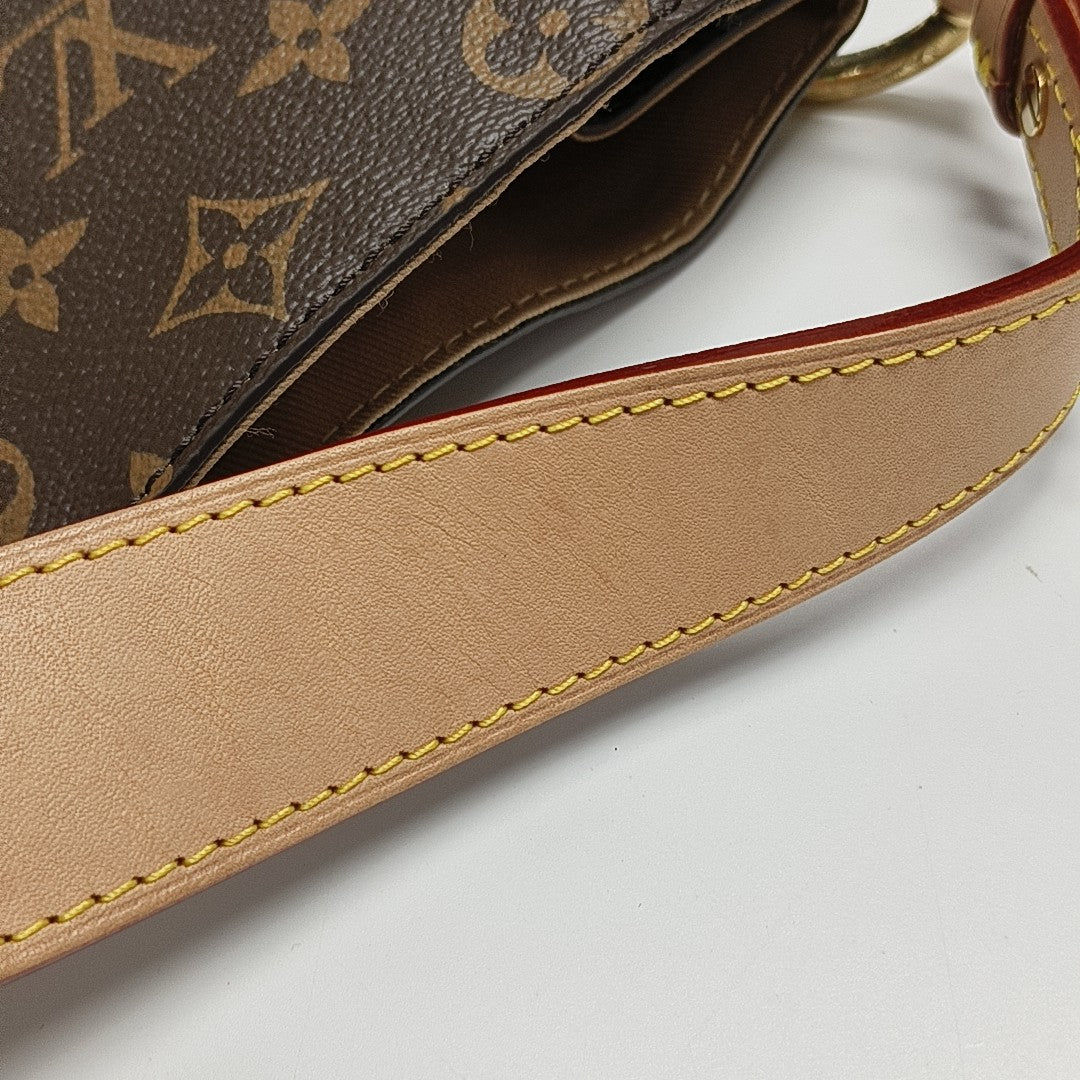 GRACEFUL TPM Monogram Coated Canvas Brown