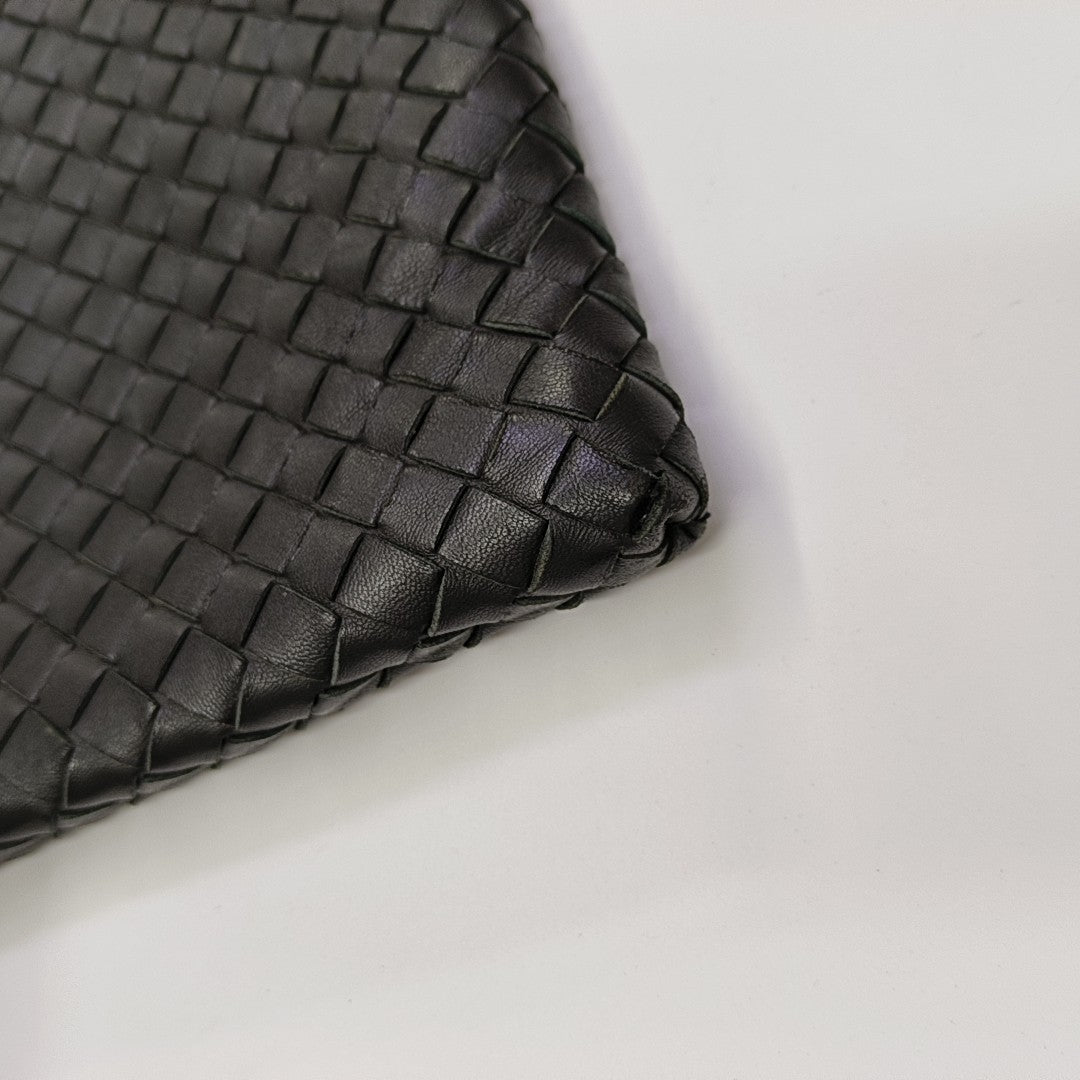 Calfskin Shoulder Bag Black