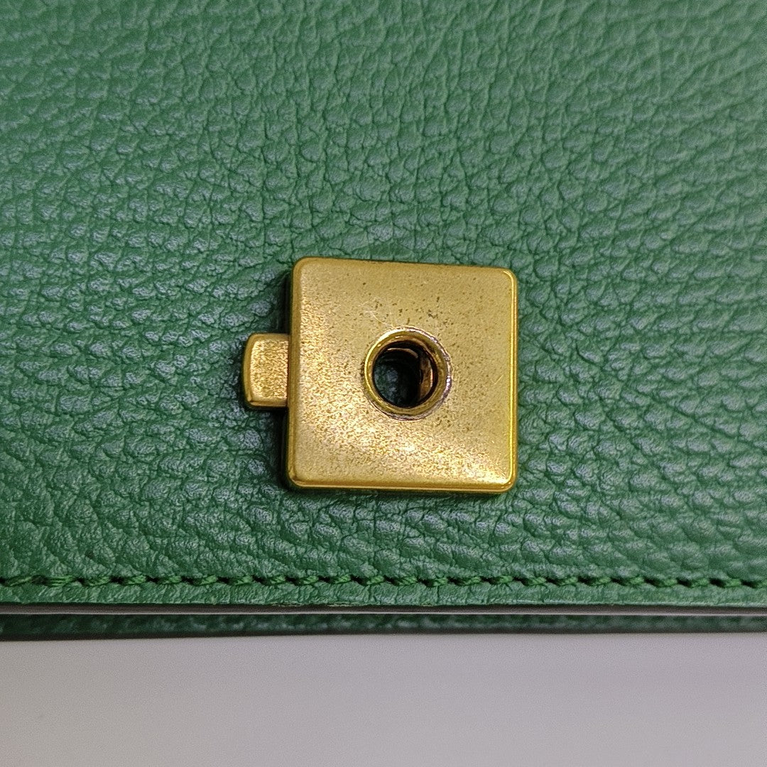 Dionysus Medium Calfskin Green